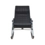 Кресло-качалка складная Белтех, к/з черный Mebelimpex Металл Черный - 00000210 - 1