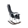 Кресло-качалка складная Белтех, к/з черный Mebelimpex Металл Черный - 00000210 - 4