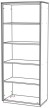  Шкаф высокий со стеклом мат., обвязка YN, фасады YN / NZ-0341.YN.YN /  824х450х1976, обвязка YN, фасады YN, стекло матовое GLM - 1