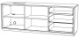  Тумба опорная обвязка BT, фасады GS, левая / NZ-0211.BT.GS.L /  1700x450x620 обвязка BT, фасады GS, левая - 1