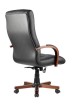 Кресло для руководителя Riva Design Chair RCH М 165 A+Чёрная кожа - 3