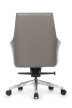 Кресло для персонала Riva Design Chair Rosso В1918 серая кожа - 4
