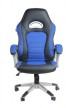 Геймерское кресло Riva Chair RCH 9167H+Чёрный/Синий - 1
