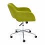 Кресло для персонала TetChair Modena олива флок - 7