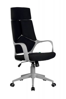 Кресло для персонала Riva Chair RCH 8989+Серый пластик/Черный