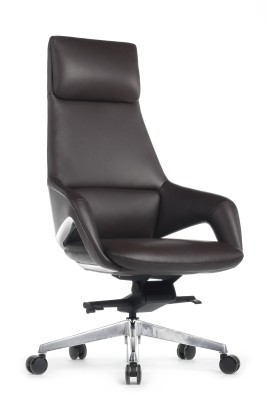 Кресло для руководителя Riva Design Aura FK005-A темно-коричневая кожа